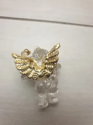 Decorazioni Natale Angioletti Vetro Oro