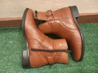 Botines marrones mujer