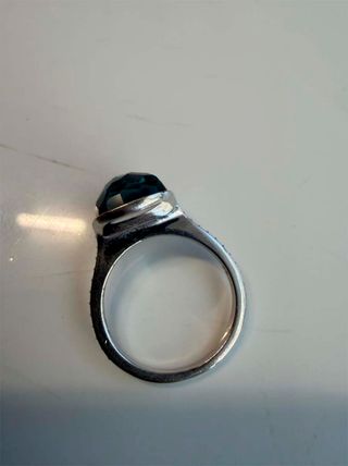 Anillo Swarovski Azul Talla 5