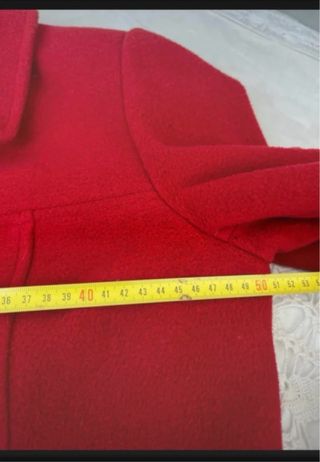 Chaquetón paño rojo SLP