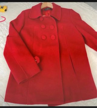 Chaquetón paño rojo SLP