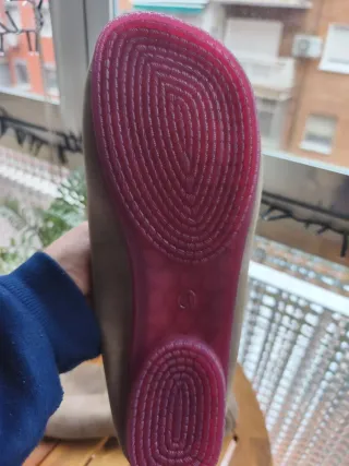 Mocasines beige/gris talla 42