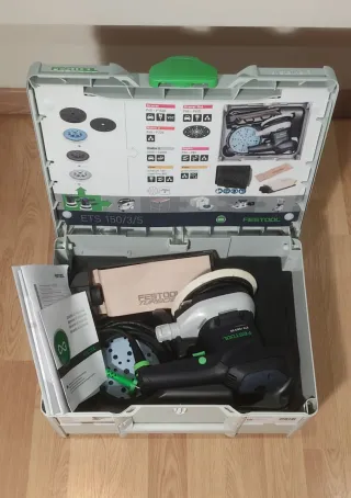 FESTOOL ETS 150/5 EQ-PLUS Lijadora Orbital.