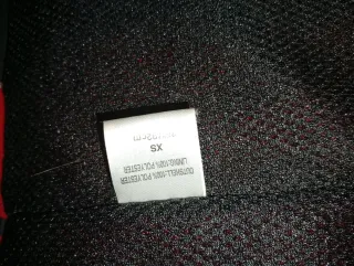 Forro polar Mitsubishi mujer negro/rojo