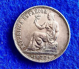 LAS 2 PESETAS REPÚBLICANAS * 1933 (PLATA) y 1937