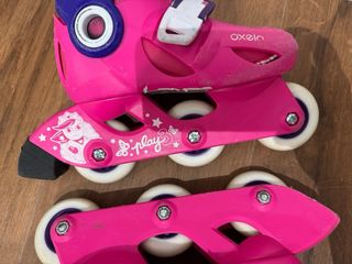 Patines Oxelo niña rosas y azules