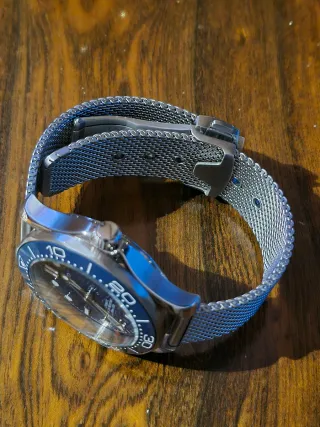 Reloj Seiko Mod HN35 Azul Seamaster