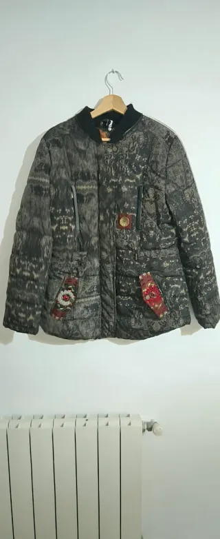 Abrigo Desigual Talla 40 Impermeable