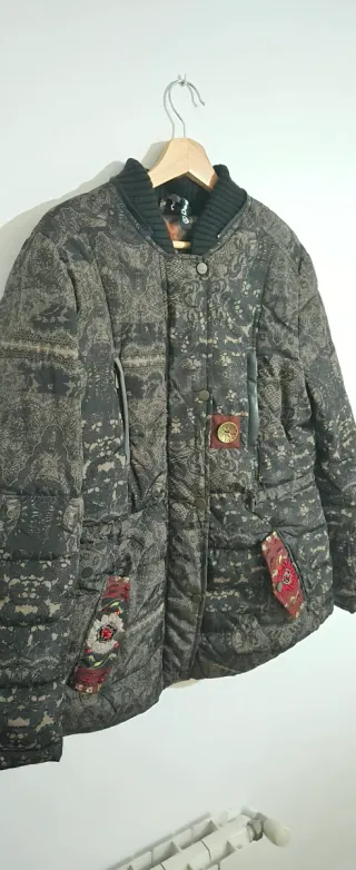 Abrigo Desigual Talla 40 Impermeable