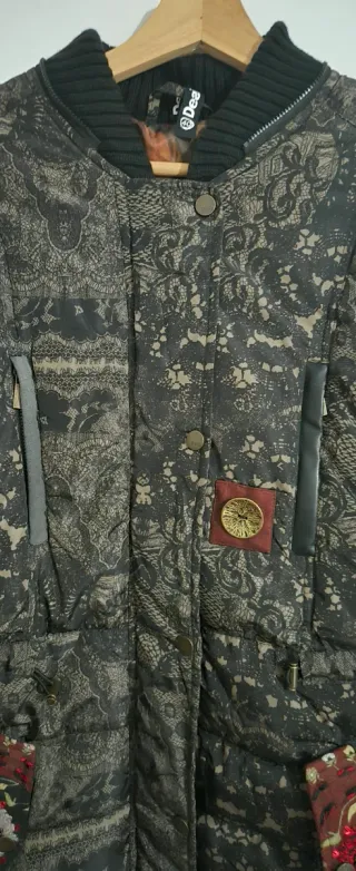 Abrigo Desigual Talla 40 Impermeable