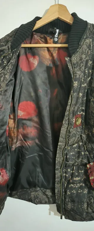 Abrigo Desigual Talla 40 Impermeable