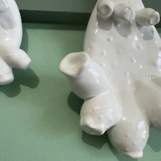 pala ficodindia in ceramica bianca