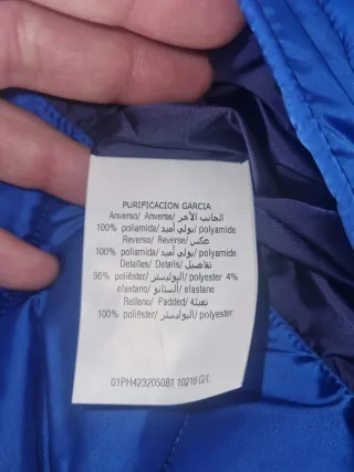 Chaleco reversible Purificación García azul