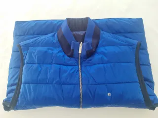 Chaleco reversible Purificación García azul