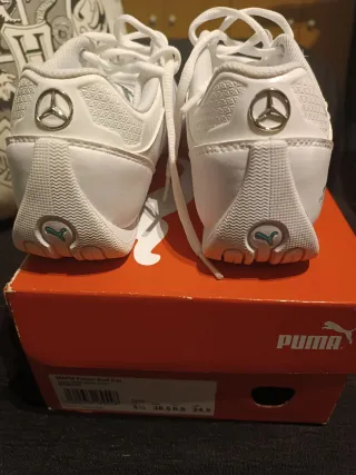 Zapatillas Puma AMG Motorsport Blancas Talla 38.5