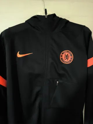 Chaqueta Nike Chándal Negra Naranja