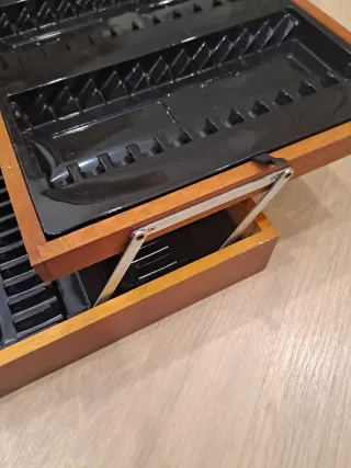 Maletín madera vacío para pinturas