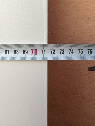 Puerta blanca con 6 cristales