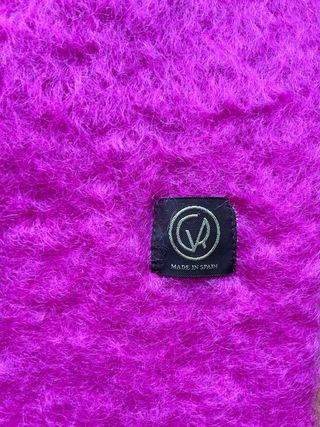 Bufanda Fucsia Ezcaray Mohair y lana