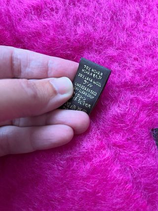 Bufanda Fucsia Ezcaray Mohair y lana