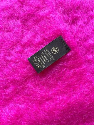 Bufanda Fucsia Ezcaray Mohair y lana