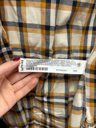 Camisa de cuadros Lefties