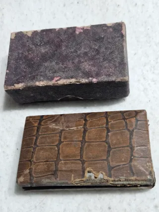 Caja y hojas de afeitar antiguas Beter, filomatic.