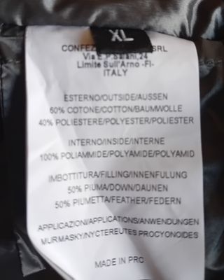 Piumino uomo trequarti verde oliva