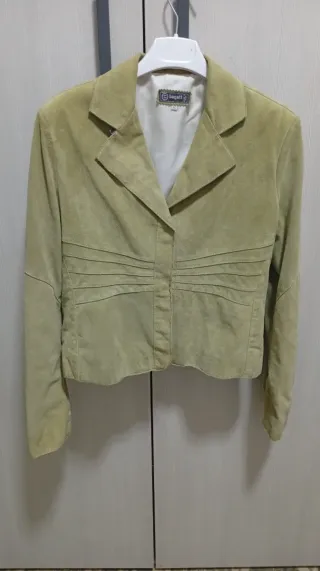 Giubbino donna camoscio Bagatt verde oliva