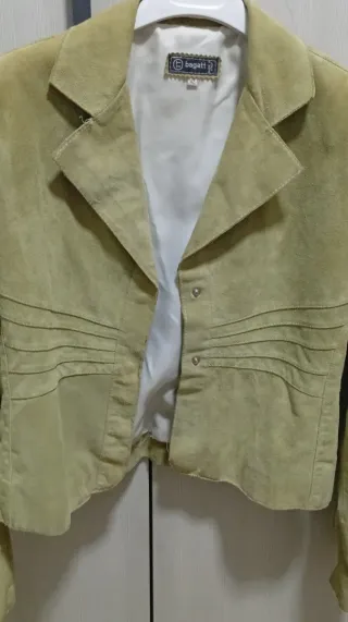 Giubbino donna camoscio Bagatt verde oliva