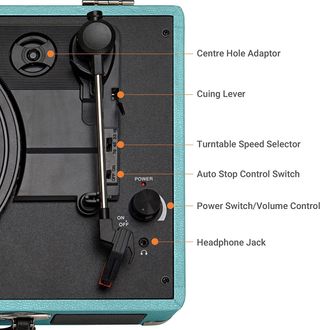 ByronStatics Tocadiscos Vinilo - Reproductor disco