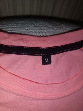 Camiseta Adidas Rosa Salmón Tallas S-M