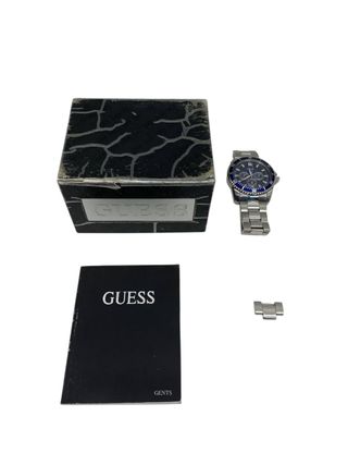 Reloj Guess Pulsera Talla 18 45mm Azul/Plata