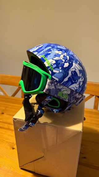 Casco Infantil Quiksilver + Gafas Talla 54