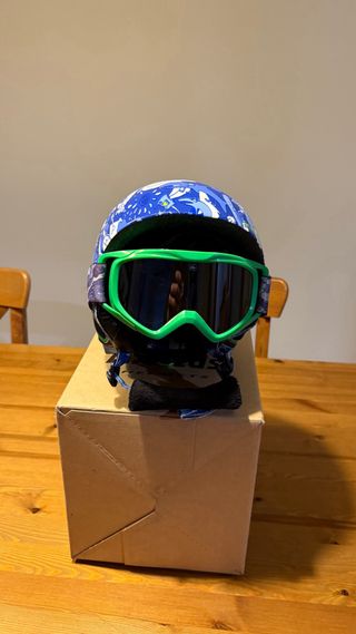 Casco Infantil Quiksilver + Gafas Talla 54