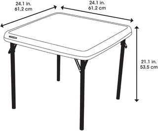 Lifetime 80425 Mesa Plegable Infantil, Crema, 61 x