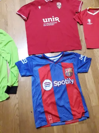 Lote de camisetas deportivas