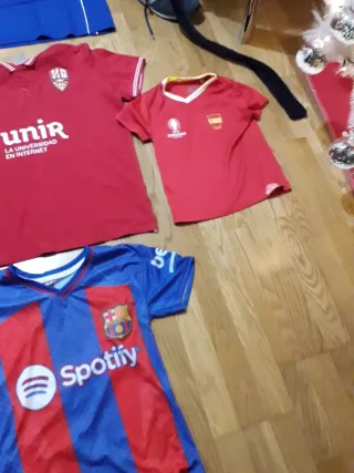 Lote de camisetas deportivas