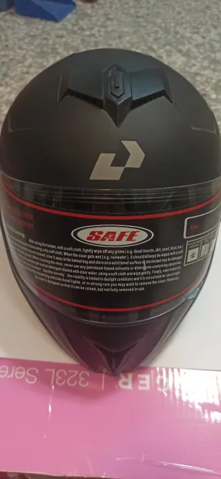 Casco Modular DOT, Negro Negro Talla L