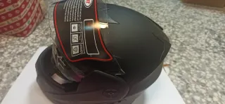 Casco Modular DOT, Negro Negro Talla L