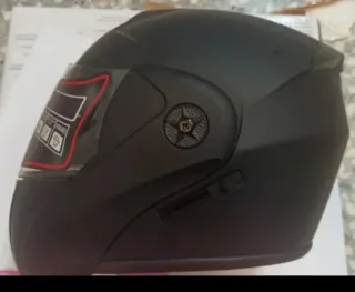 Casco Modular DOT, Negro Negro Talla L