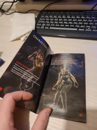 Manual Resident Evil 1 GameCube Inglés