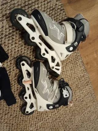 Patines y equipo de protección