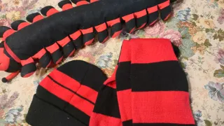 Set Milan Sciarpa Cappello Peluche