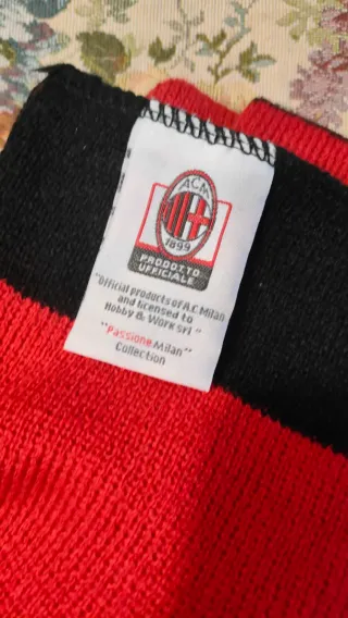 Set Milan Sciarpa Cappello Peluche