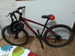 Bicicleta Montaña Leenano Negra/Roja