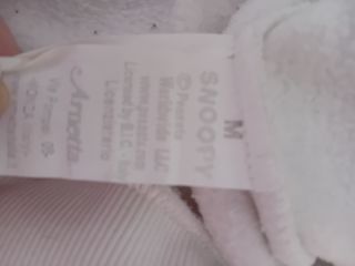 Felpa bianca con Snoopy