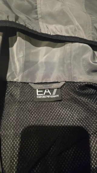 Sudadera EA Emporio Armani Gris con Capucha