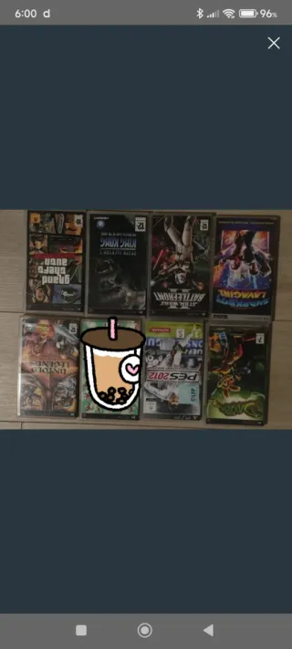 Pack 5 Juegos PSP + 1 Película UMD