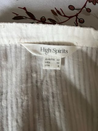 Vestido marfil manga larga